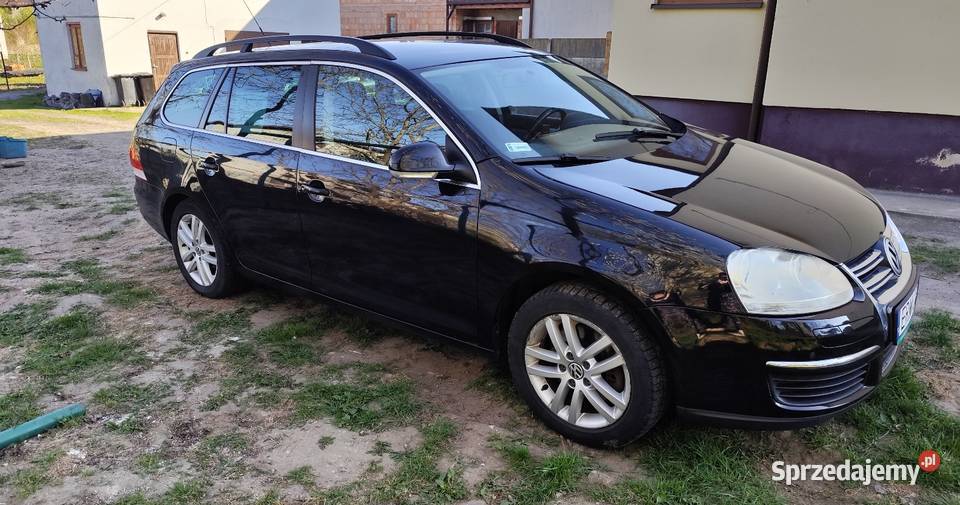 VW Golf V 2009r 20TDI 140 czarny łódzkie Biała Rawska