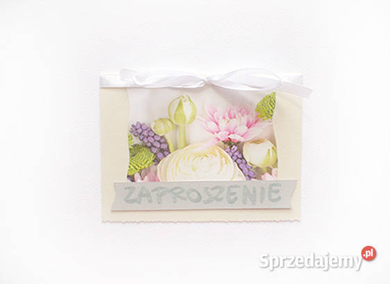 pastelowe zaproszenia bez tekstu ładne Łódź