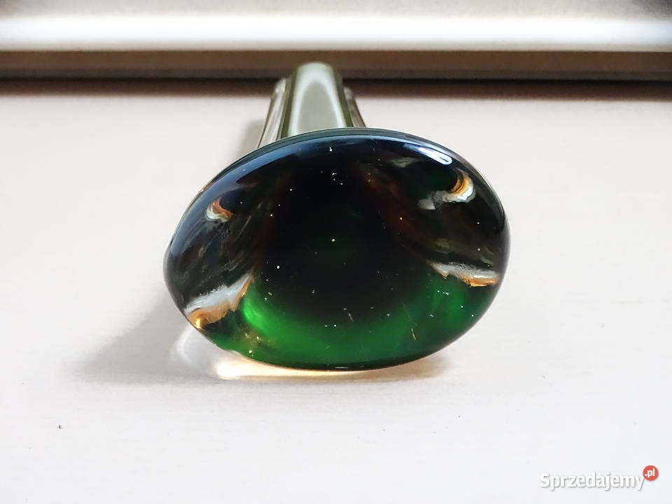 Wazon Murano Glass Sommerso 30 Vintage Włochy z Biłgoraj