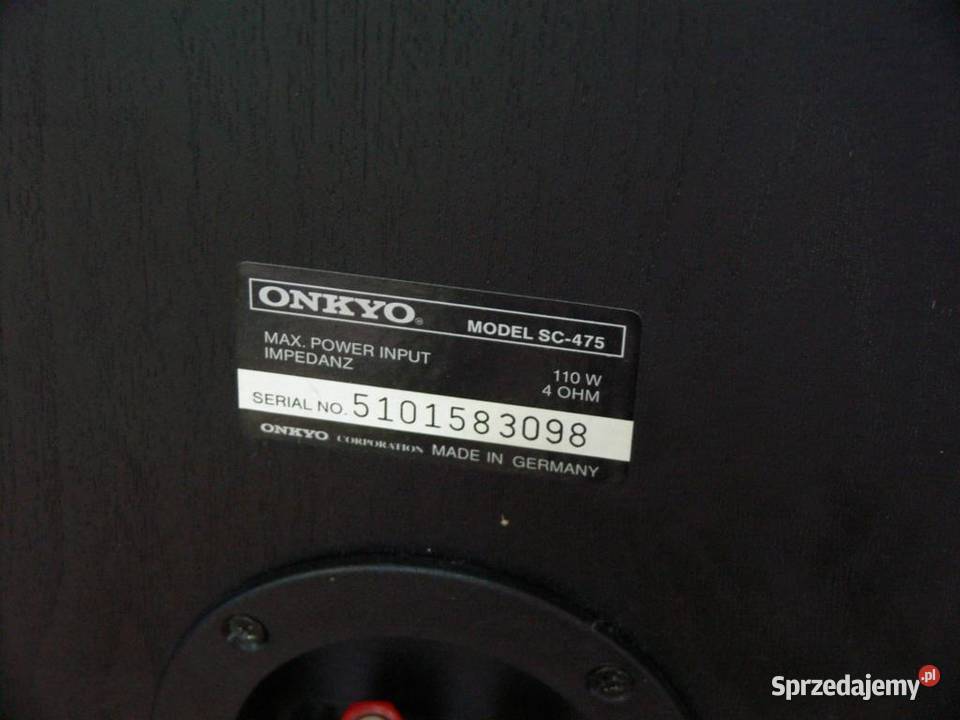Śliczne kolumny Onkyo SC-475 2x110 wat. WYSYŁKA Jasło 