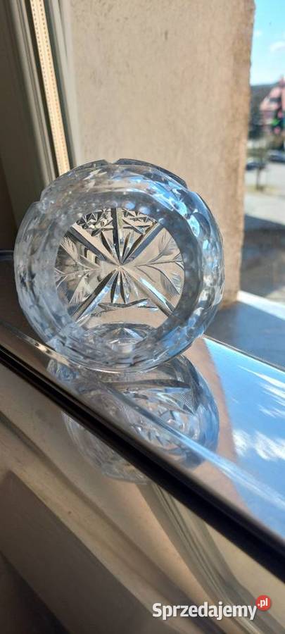 Krysztalowe naczynie ozdoba Porcelana i szkło Mirosławiec