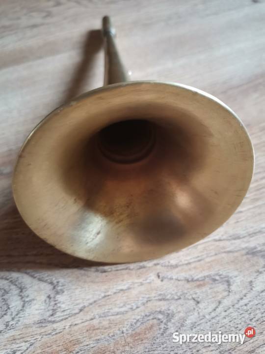 Stara trąbka sygnalowa w stylu Art Deco SPRAWNA sprzedam