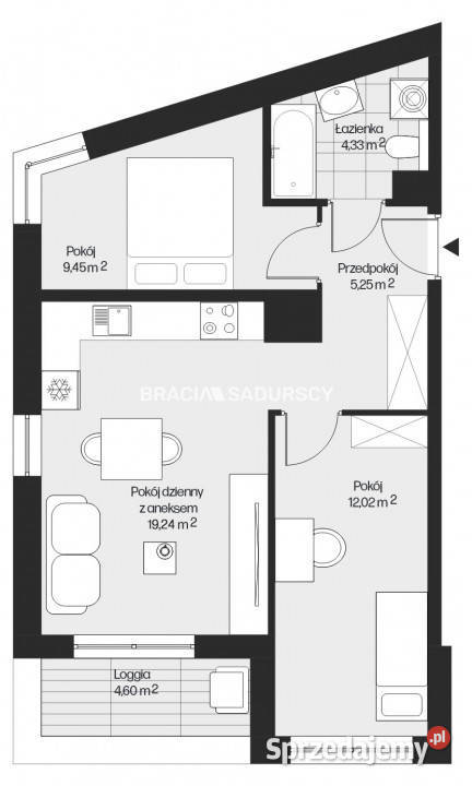 sprzedaży mieszkania Kraków 503m2 3 pokojowe sprzedam