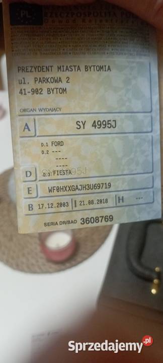 Ford Fiesta 14 2003 uszkodzony będzie jeszcze