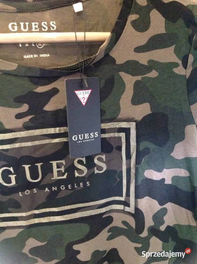 T shirt Moro Koszulka Damska GUESS M Nowa Inny wzór Nowa Sól