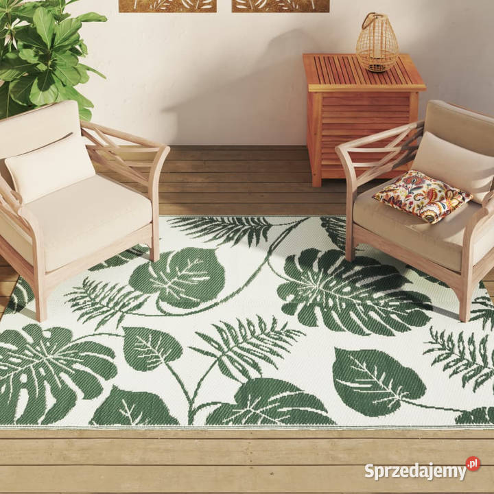 Dywan zewnętrzny zielony 140x200 PP WM316936 Warszawa