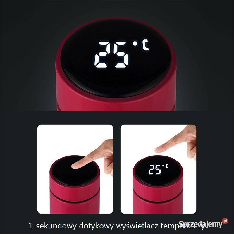 termos KUBEK TERMICZNY na kawę herbatę 500ml czarny Zielonka