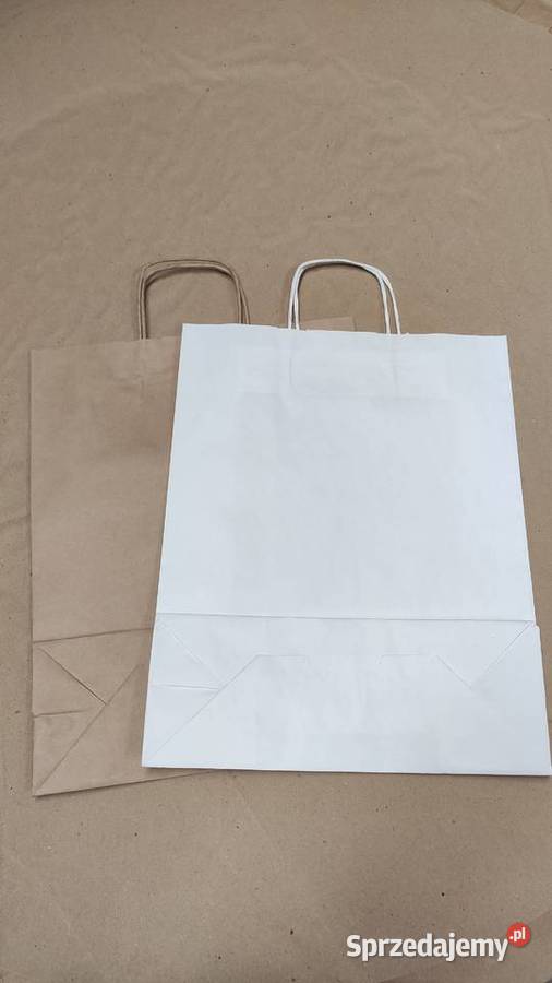 Torba Papierowa Ekologiczna 32x12x41 33x16x38 Biuro Katowice