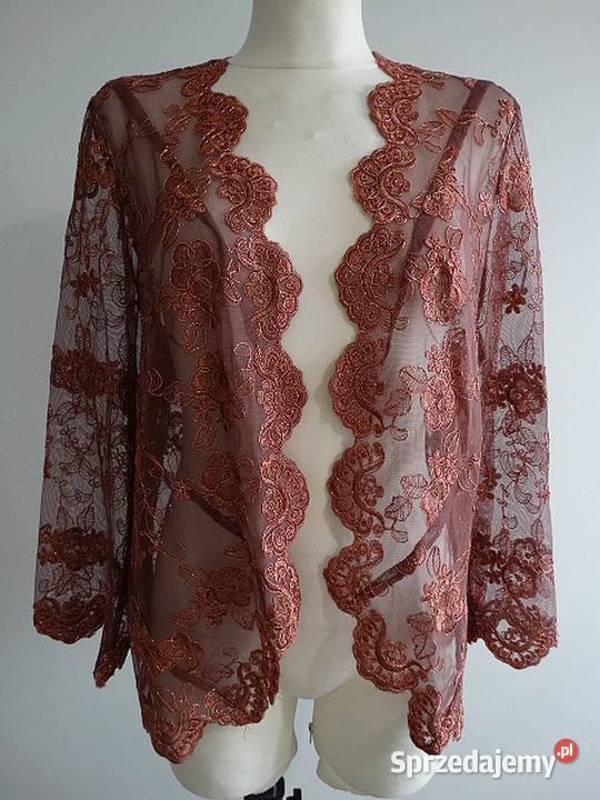 Marynarka Narzutka Blezer Zdobiona Tiul Haft Rozmiar 42(XL) podlaskie Łomża