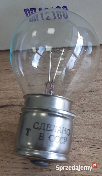 Optyczna żarówka lampa żarowa 12V 100W Podstawa Borów