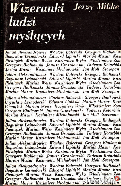 01291 WIZERUNKI LUDZI MYŚLĄCYCH JERZY MIKKE Czyrna
