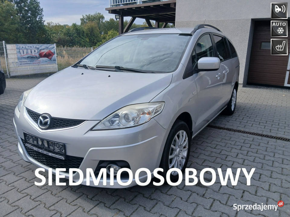 Mazda 5 18i 7osób alufelgi klimatronik czujniki 1798cm3 Gryfino sprzedam
