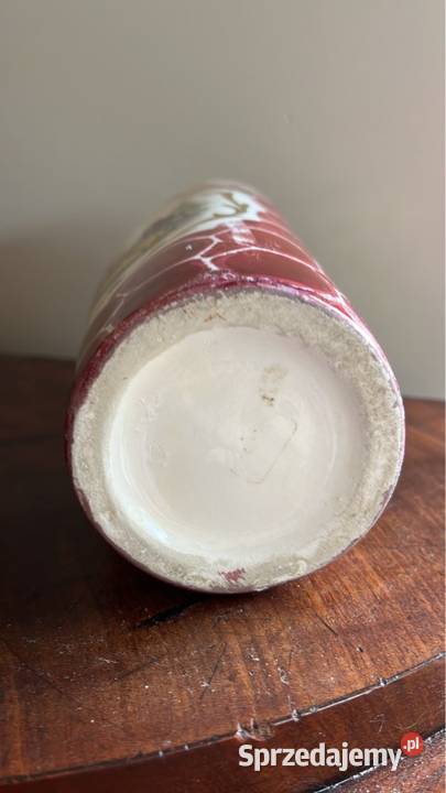 Wazon ręcznie zdobiony sceną dworską z jednej Gdańsk