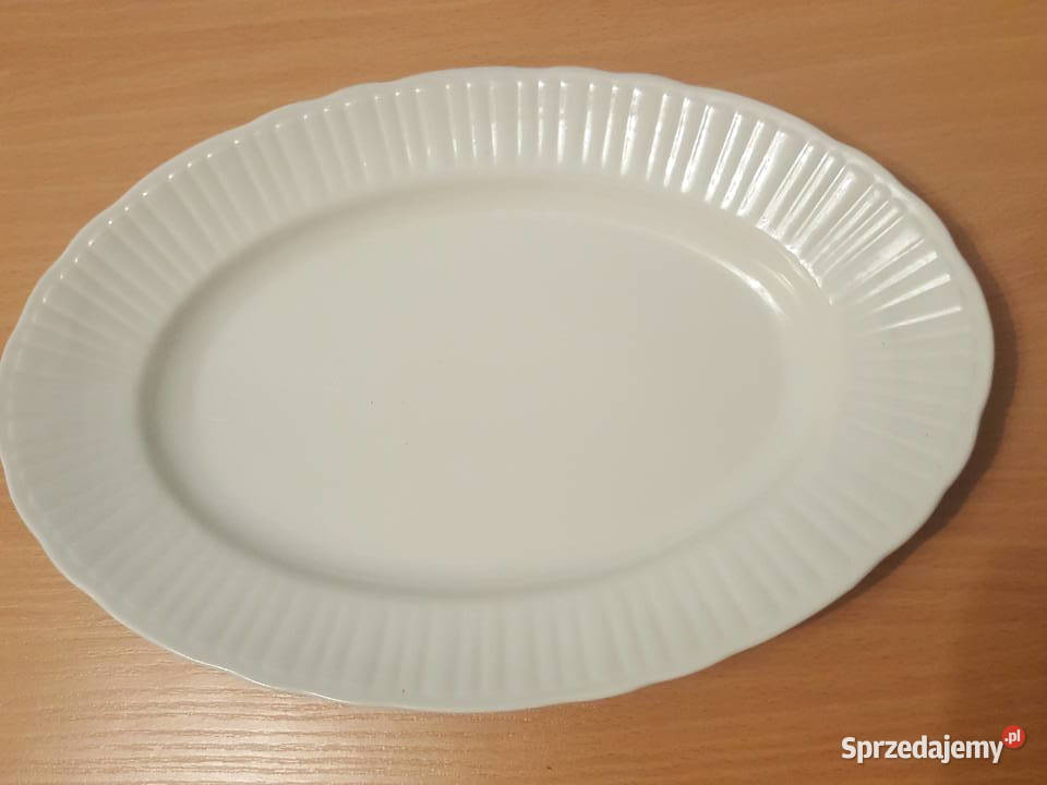 PÓŁMISEK owalny duży biały porcelana Włocławek z Złotniki sprzedam