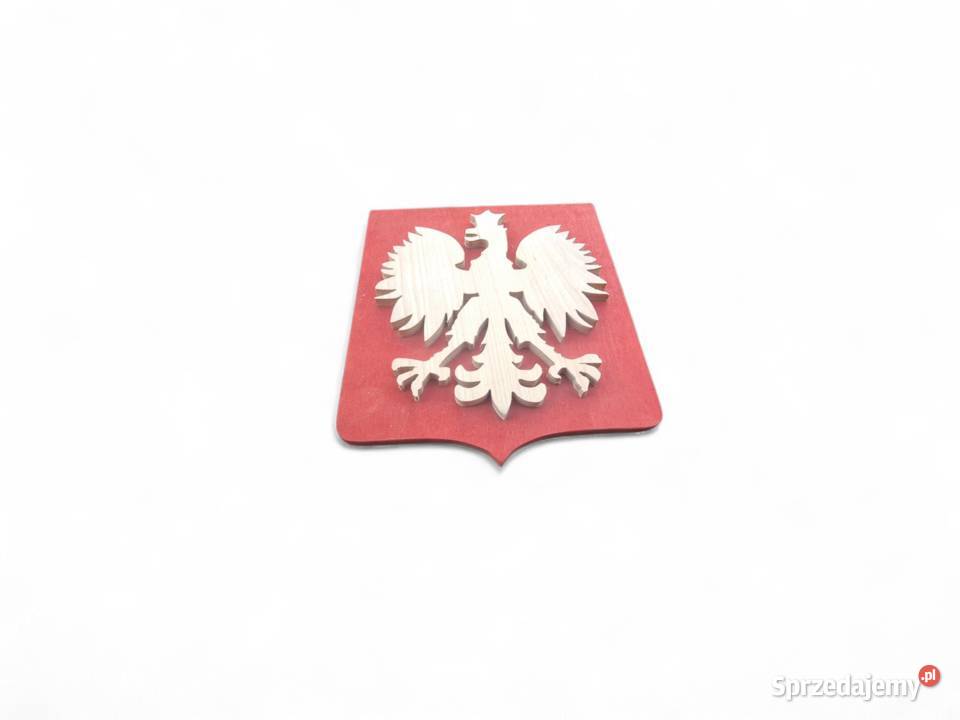 Godło Polski ręcznie robione Handmade drewno 17 Bydgoszcz