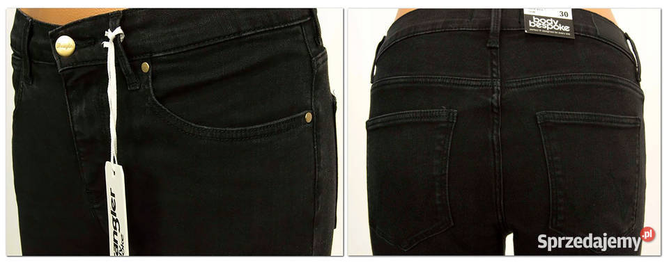 Spodnie damskie Wrangler High Slim Total Eclipse Pisz