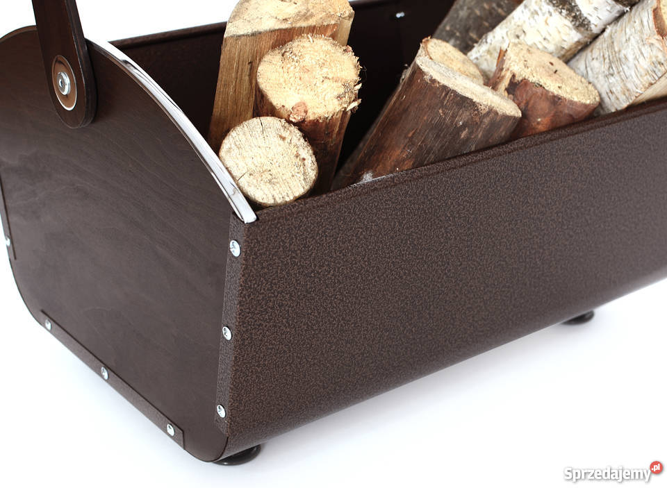 Kosz koszyk na drewno do kominka różne kolory odcienie brązowego Radom