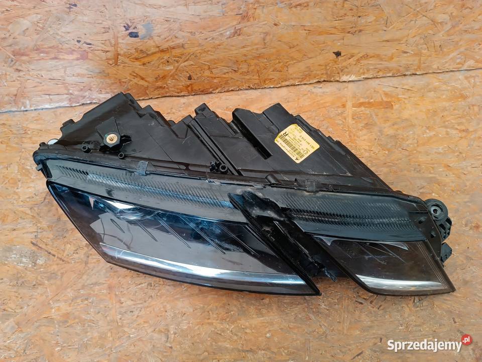 LAMPA PRAWA PRZÓD REFLEKTOR EU FULL LED SKODA wielkopolskie Nowy Tomyśl sprzedam