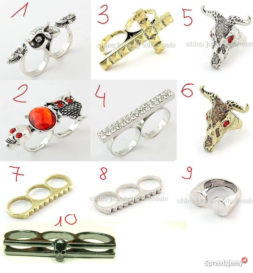 kastet na dwa trzy cztery palce double ring conn Rytel