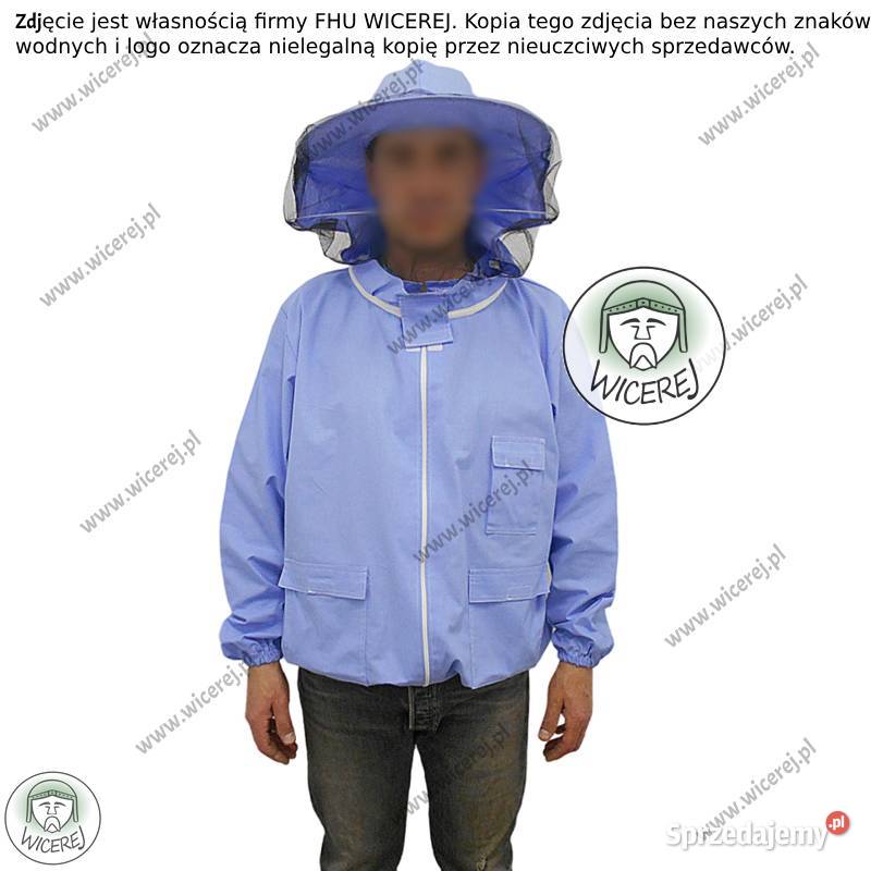 Bluza Pszczelarska z zamkiem z kapeluszem Jaśliska