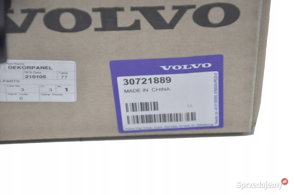 VOLVO V70 XC70 blenda panel kierownicy czarny OE Bielany Wrocławskie sprzedam