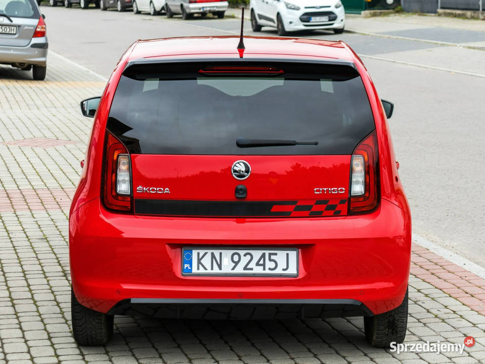 koda Citigo 10Benzyna75 26 kurtyny powietrzne Nowy Sącz