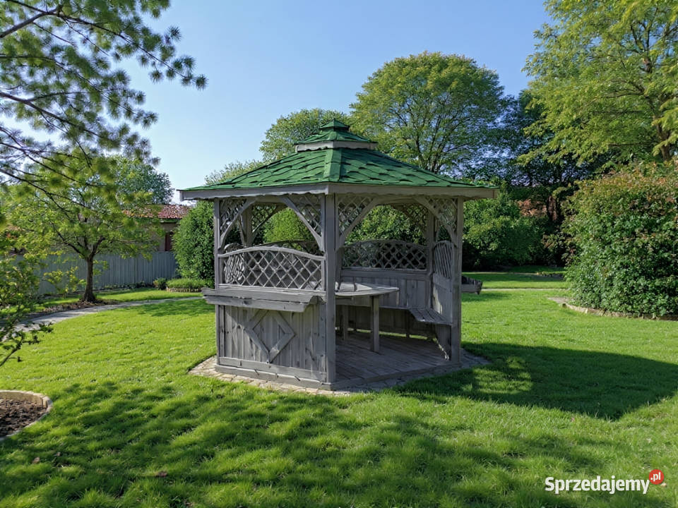 ALTANA 27 32M OGRODOWA DREWNIANA ALTANKA OZDOBNA Parzymiechy sprzedam