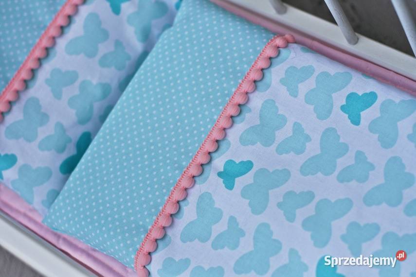 DUŻE DREWNIANE ŁÓŻECZKO LALKI POŚCIEL BAWEŁNIANA