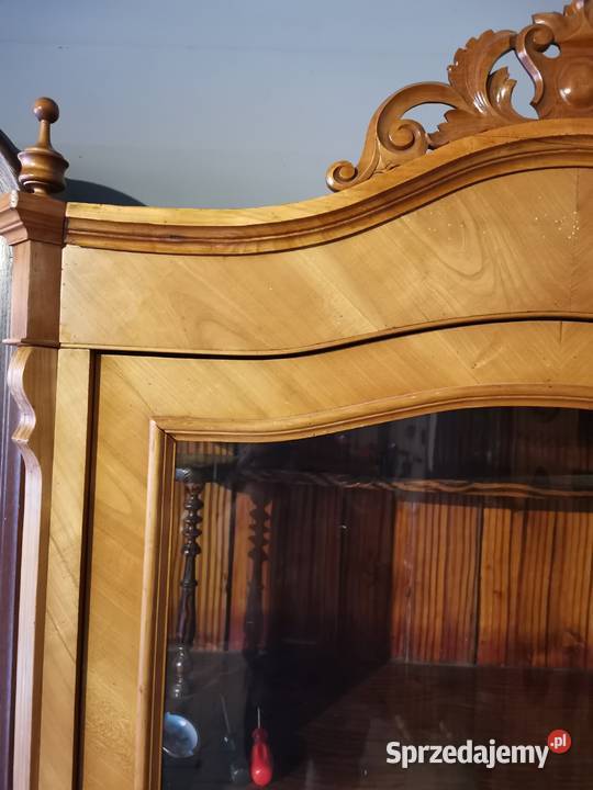 witryna serwantka biloteczka 19 wiek ludwikowska Szczurowa