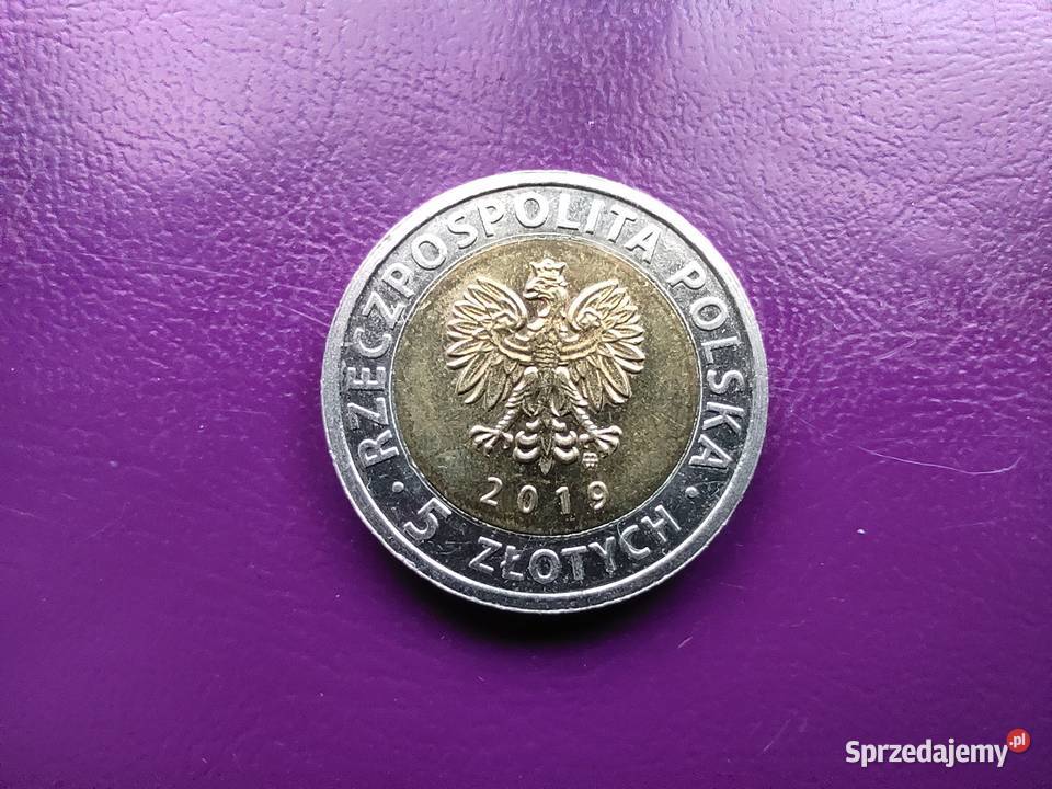 Moneta 5 2019 Kopiec Wyzwolenia stan menniczy Pruszków sprzedam