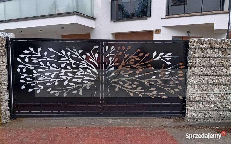 BRAMA ŁAMANA WYCINANA PLAZMĄ CNC kujawsko-pomorskie Żnin