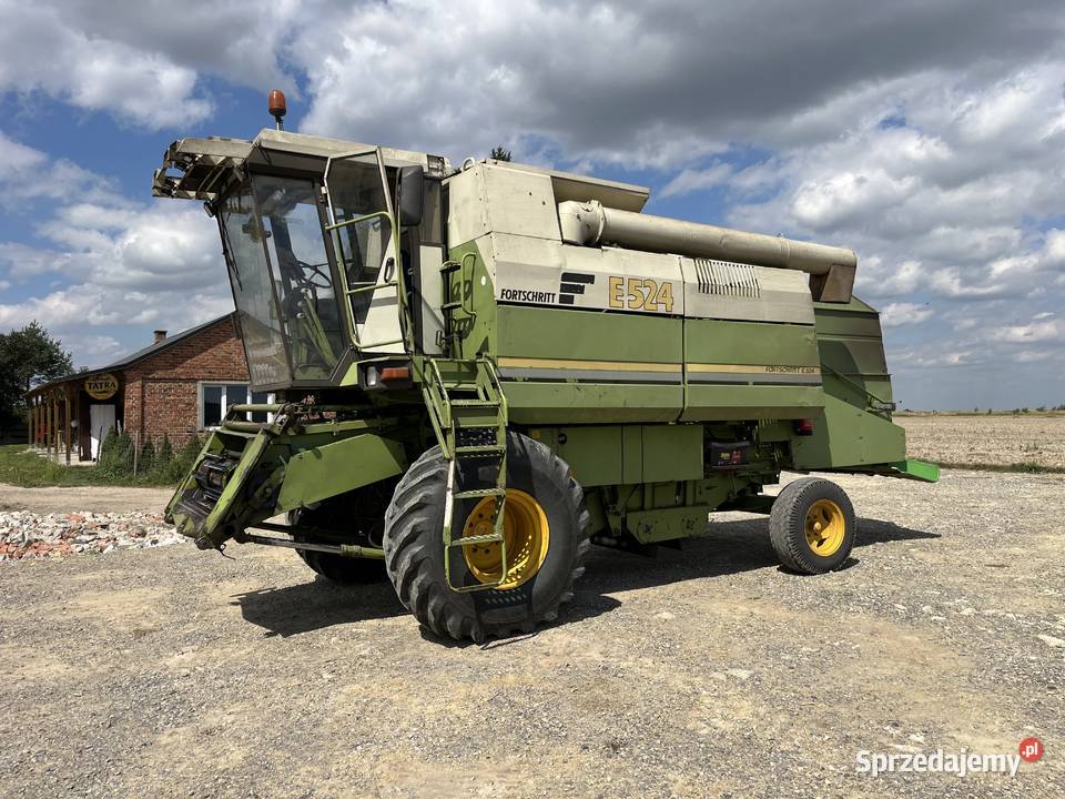 Kombajn Fortschritt E 524 MDW nieuszkodzony Zbożowe lubelskie Mircze