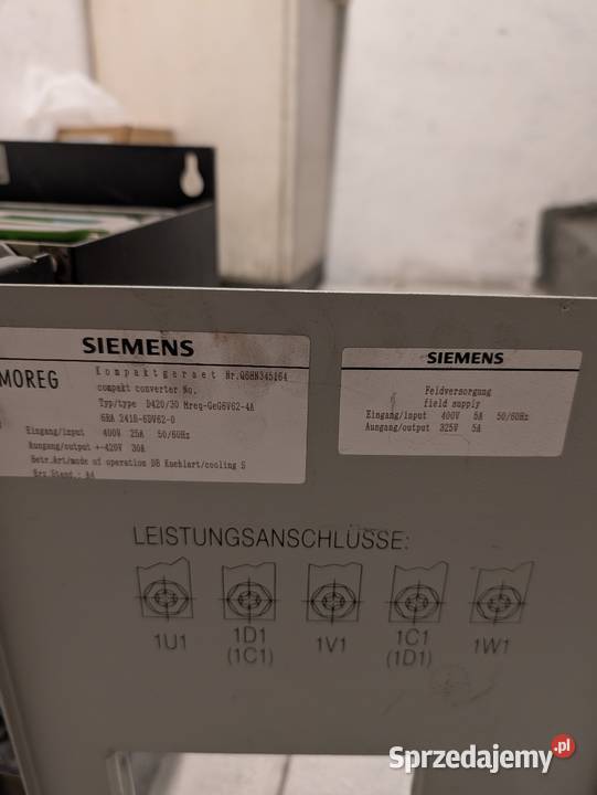 Sterownik silnika DC Simens Simoreg opolskie