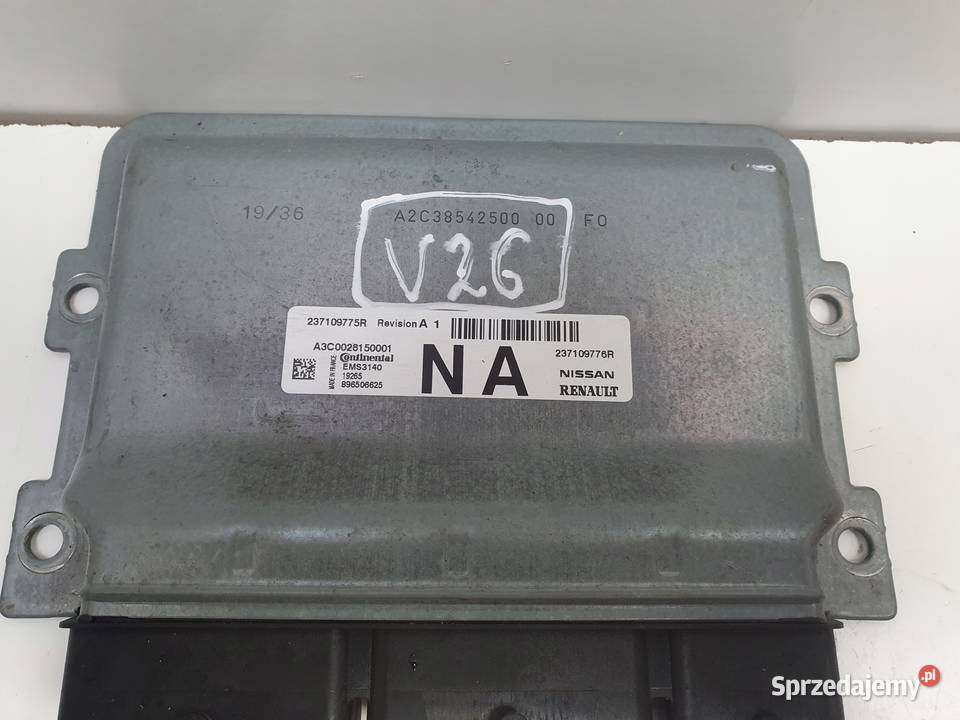 Dacia Sandero 09 TCe STEROWNIK SILNIKA Komputer Chełm sprzedam