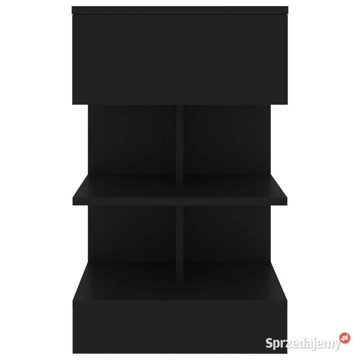 Szafki nocne 2 czarne 40x35x65 WM808651