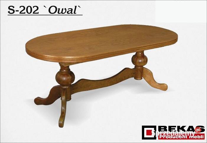 Stół Okrągły na czterech noga Ludwik Dąb Dąbrowa Górnicza