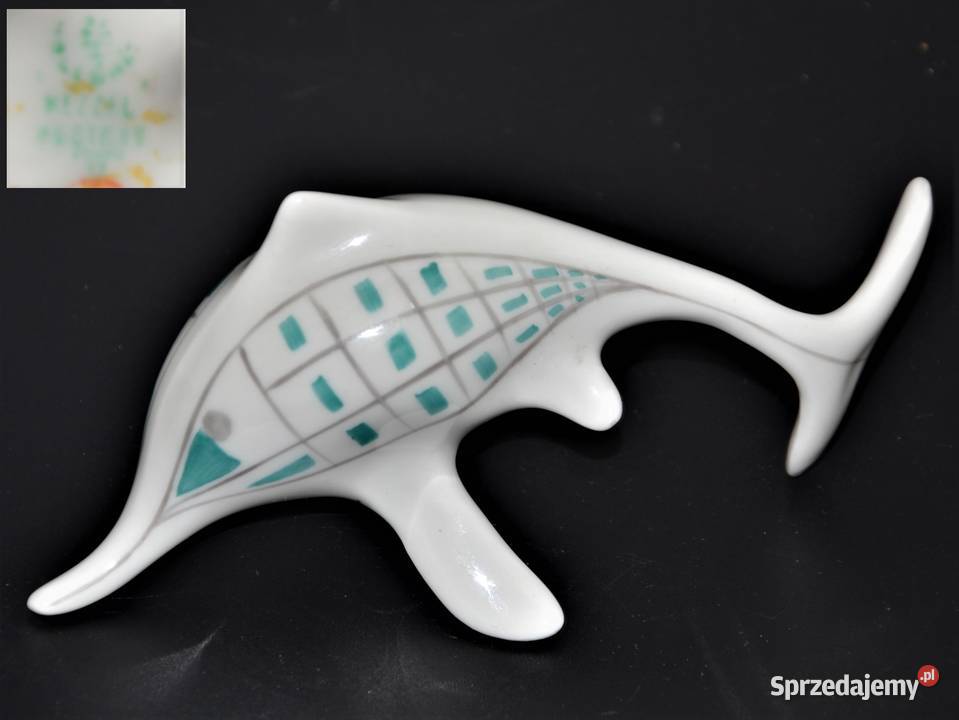 Delfin art deco Hollohaza design lata 60te Warszawa