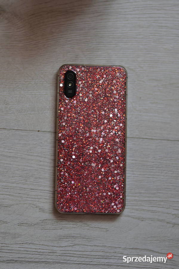 Telefon Xiaomi Redmi 9A granat 64 GB 2 etui