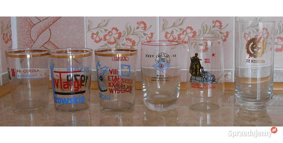 kufle do piwa szklanki PRL antyki podkarpackie Rzeszów