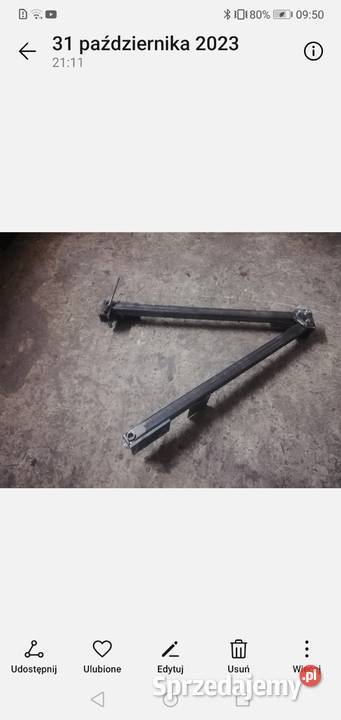 uchwyt nozycowy na hak na rowery Pozostałe Wieluń