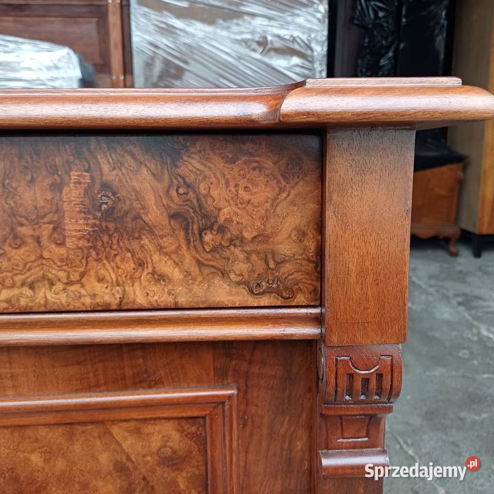 Komoda eklektyczna orzech czeczot renowacji Meble Suchorzew
