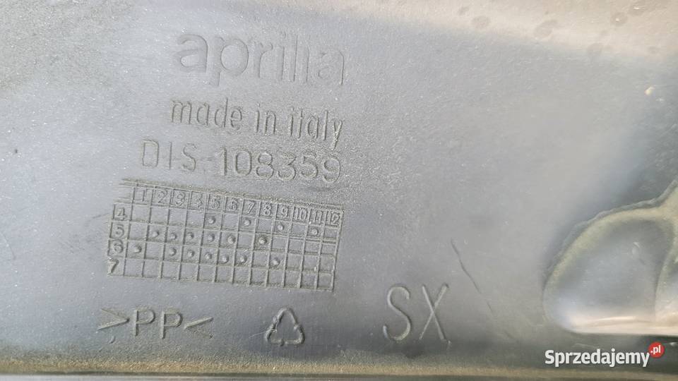 APRILIA SPORTCITY lewe wypelnienie owiewka Piła