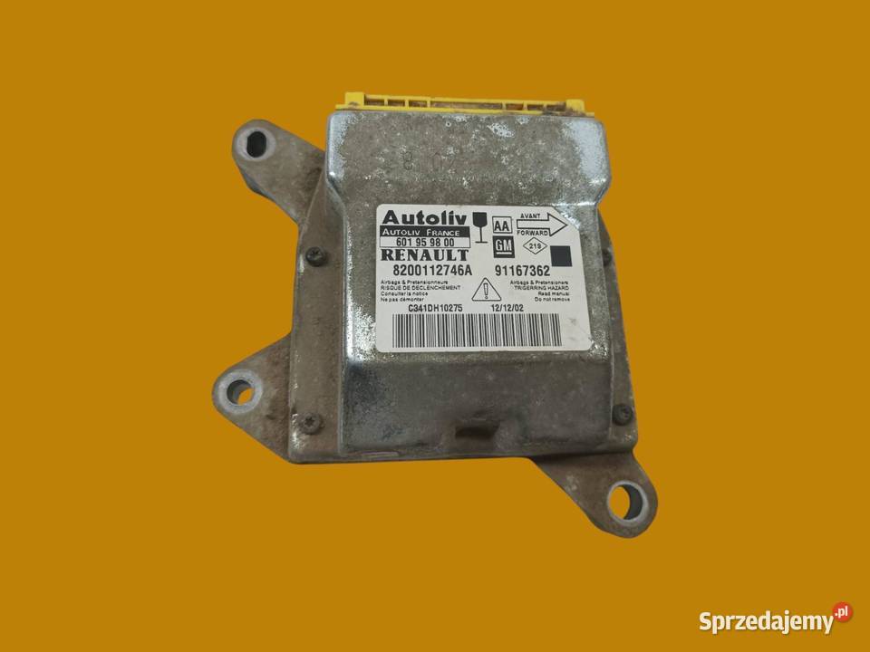SENSOR AIRBAG 8200112746A 91167362 Opel Vivaro I