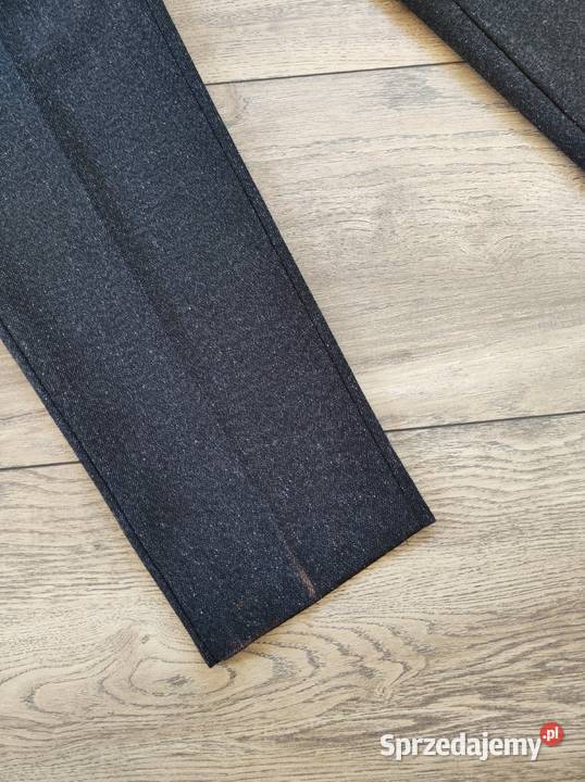 Eleganckie Spodnie w kantkę Marks Spencer 40 sprzedam