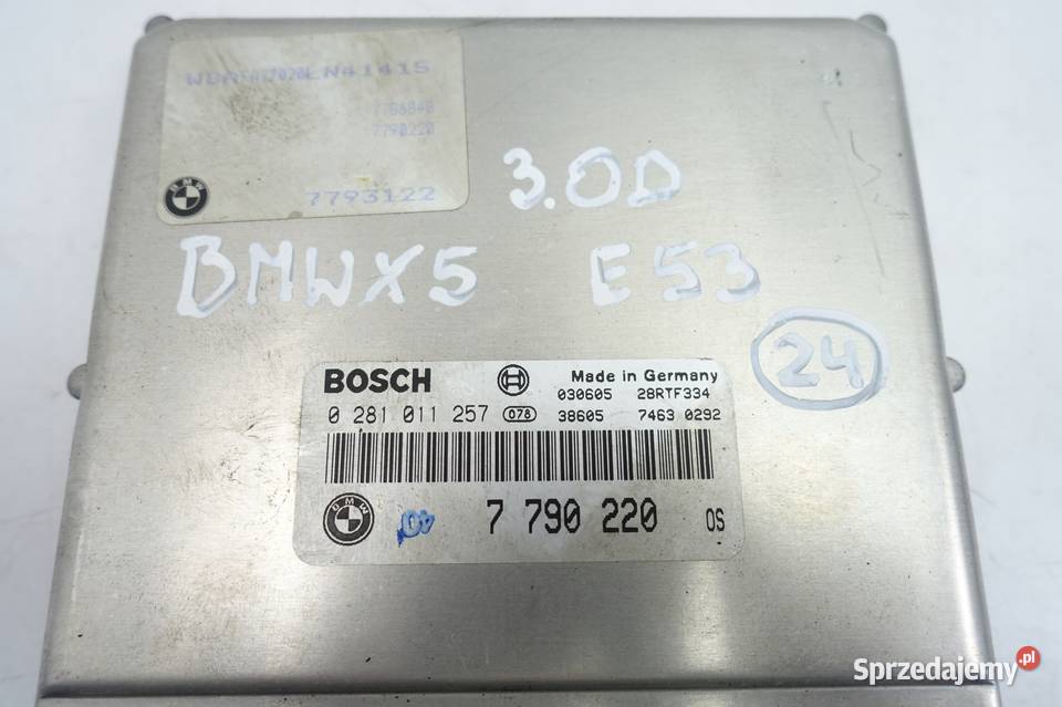 BMW X5 E53 30 D KOMPUTER SILNIKA sterownik MODUŁ Rudka