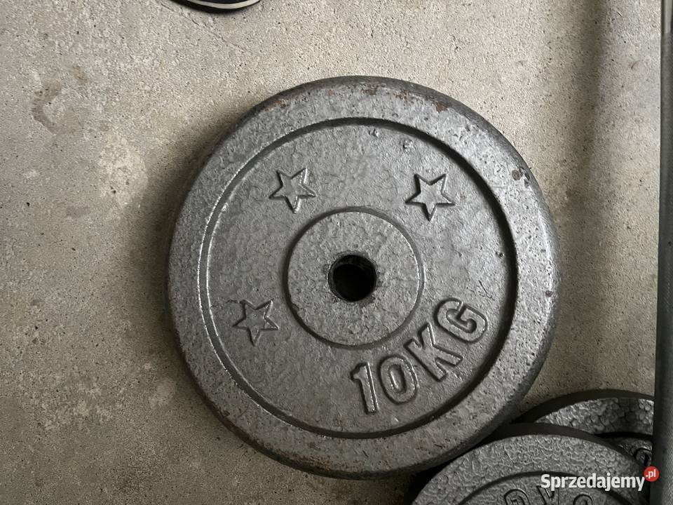 Ciężary żeliwne ze sztangą podkarpackie Jasło