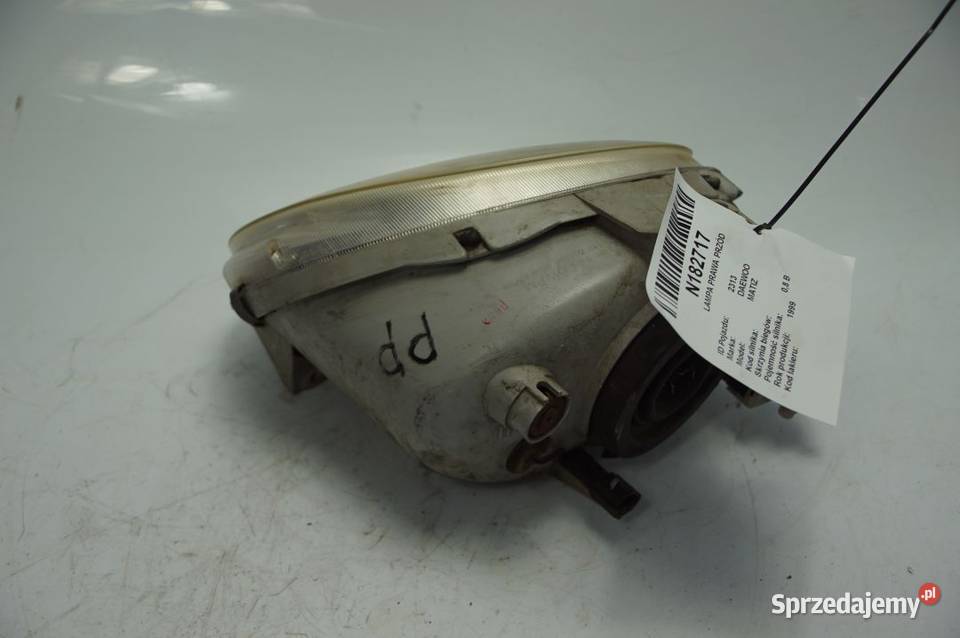 LAMPA PRAWA PRZÓD DAEWOO MATIZ Pozostałe sprzedam
