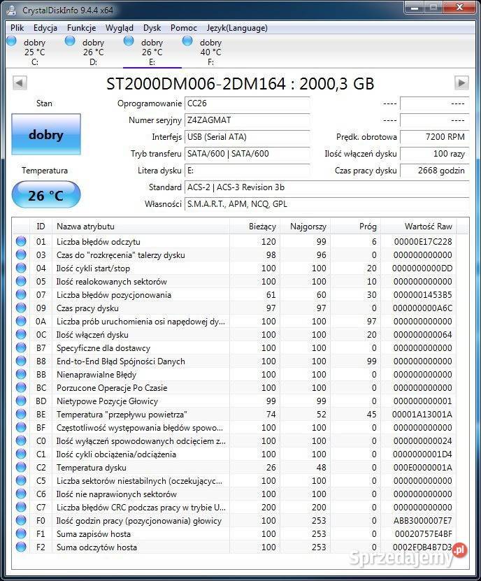Dysk 2TB SATA III 35 BarraCuda ST2000DM006 Tomaszów Lubelski