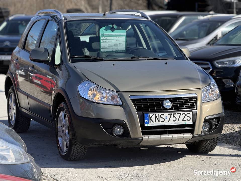 Fiat Sedici 4x4 navi kamera cofania komputer pokładowy Sedici małopolskie Nowy Sącz