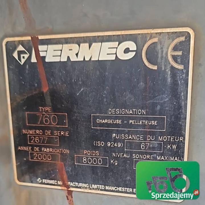 FERMEC 760 2000r PartsCzęści Wilkowo sprzedam
